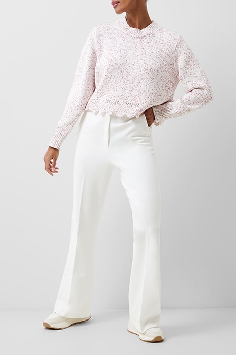 NEVANNA HEM DETAIL SWEATER RED 1