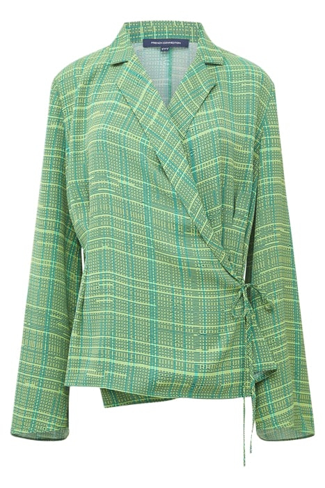 CARMEN CREPE TOP GREEN 4