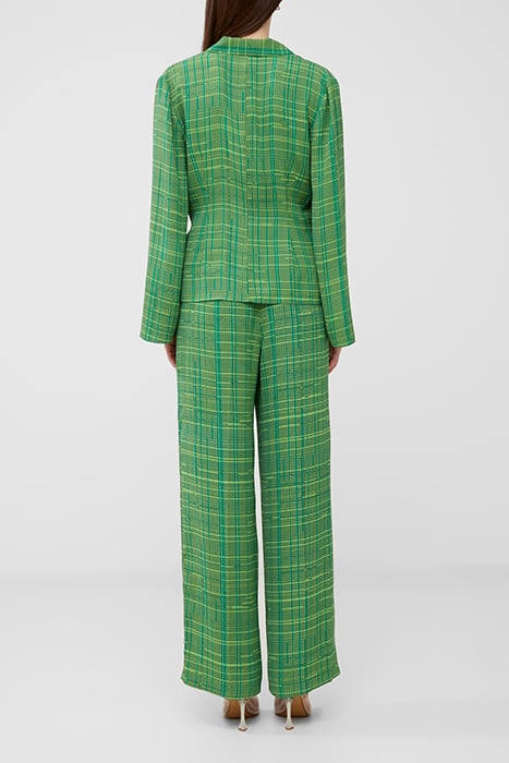 CARMEN CREPE TOP GREEN 3