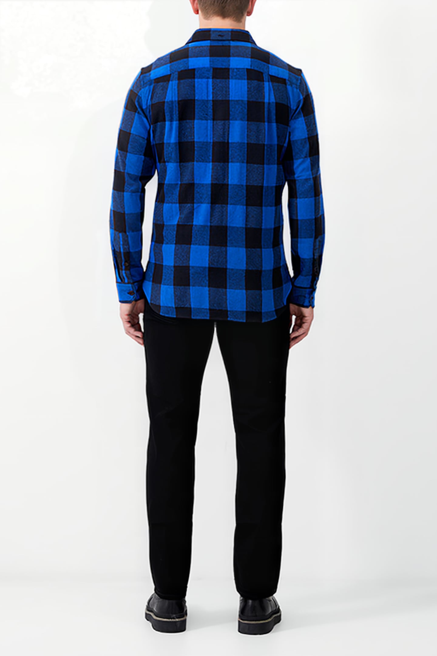 FLANNEL REGULAR FIT SHIRT ASPE BLUE 3