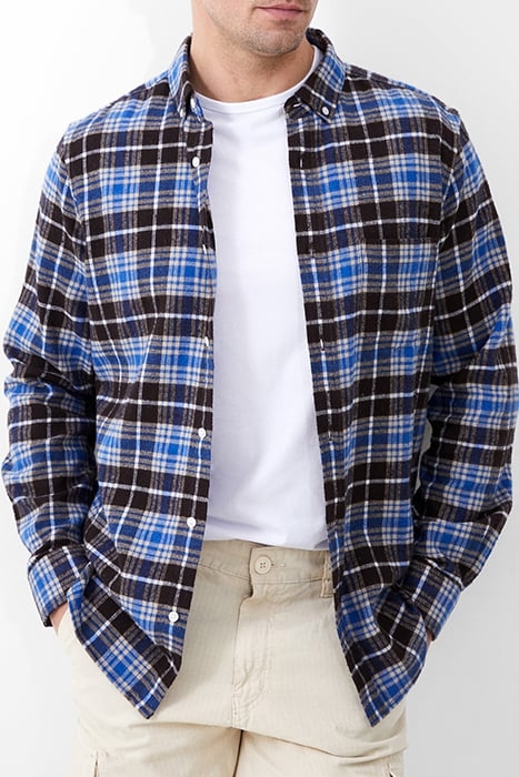 FLANNEL REGULAR FIT SHIRT ZERM BLUE 1