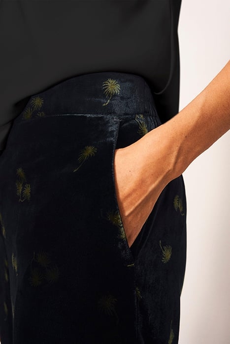 BELLE VELVET TROUSER GREY 3