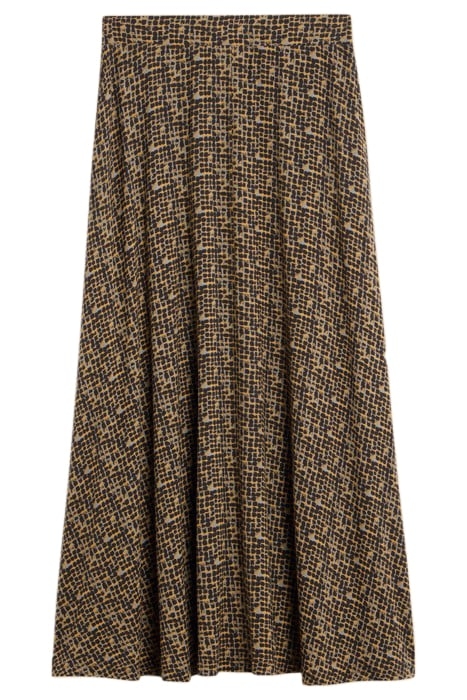 JADA ECO VERO MAXI SKIRT BLACK PRINTED 2