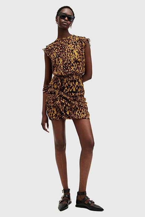 HALI DRESS TERESA DEEP YELLOW 3