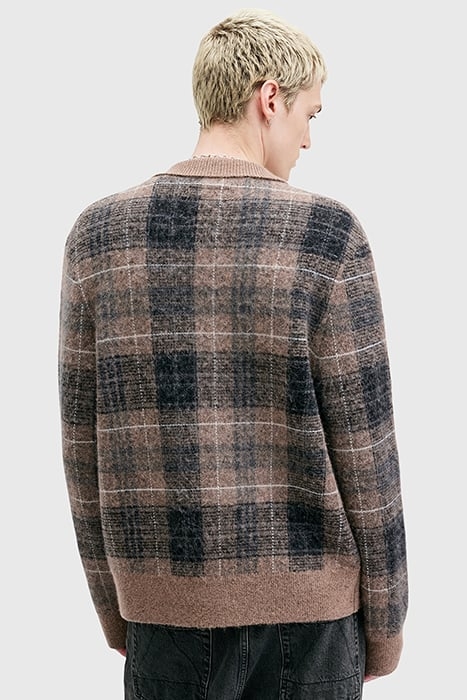 ROBBIE CARDIGAN YEW BROWN 2