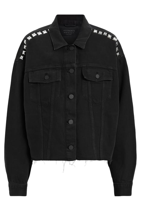 PIPER STUD SHACKET BLACK 4