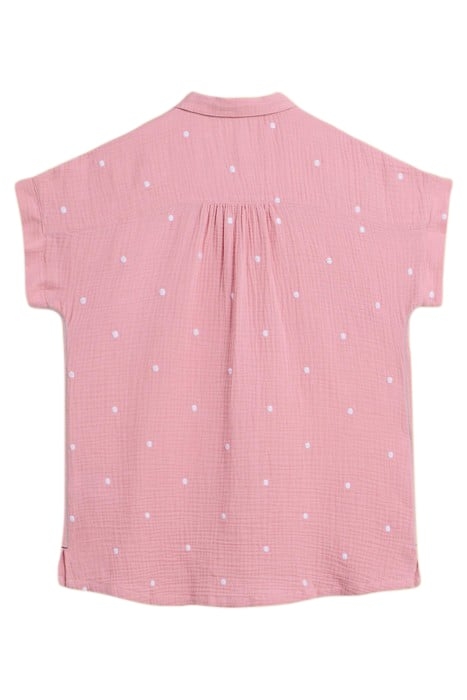 EMMA DOUBLE CLOTH SHIRT PINK 2