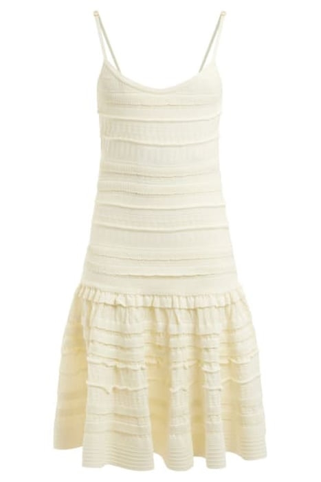 THE FLIRT SWEATER PALE MINI DRESS PEARL 3