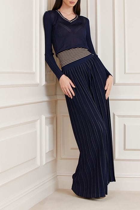 NYX SWEATER PLISSE P SECRET BLUE 7