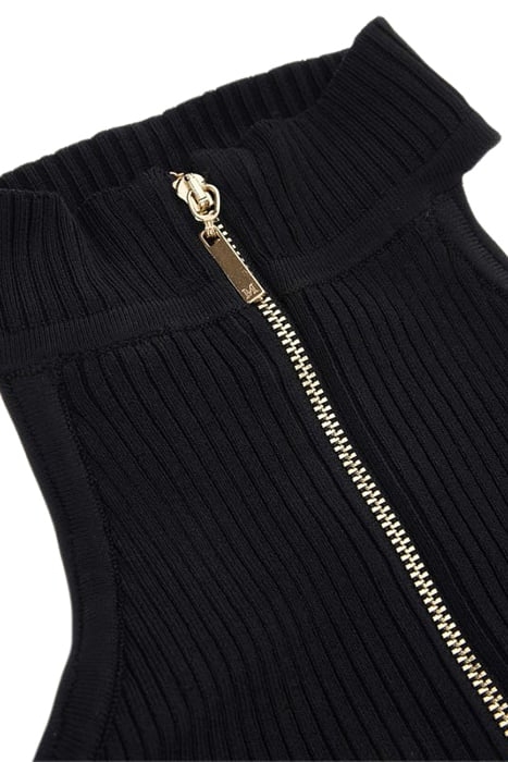 GABRIELA SWEATER TOP JET BLACK KNITTED 7