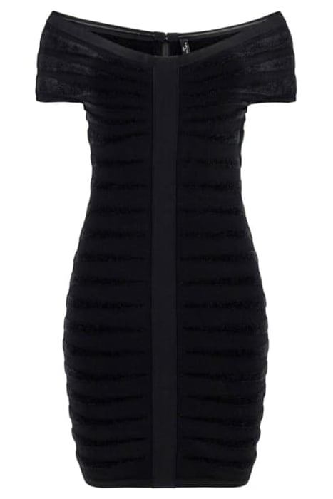 PORSHA SWEATER DRESS JET BLACK 4