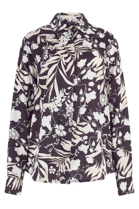 THE ICON BLOUSE PRINT SHADOWLANDS BLACK 4