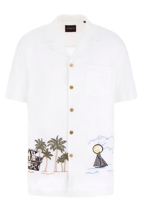 BILLY BOWLING SHIRT SALT CASUAL WHITE 4