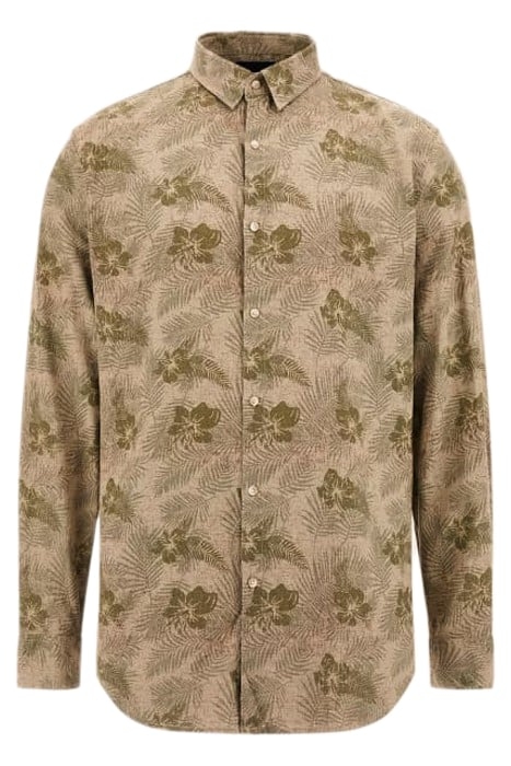 JOE COLLAR NOTCHE SAND HIBISCUS CASUAL SHIRT PRINT 4