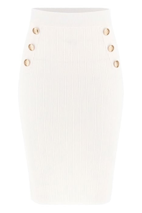 ANDROMEDA STITCHED PALE MINI SKIRT PEARL 4