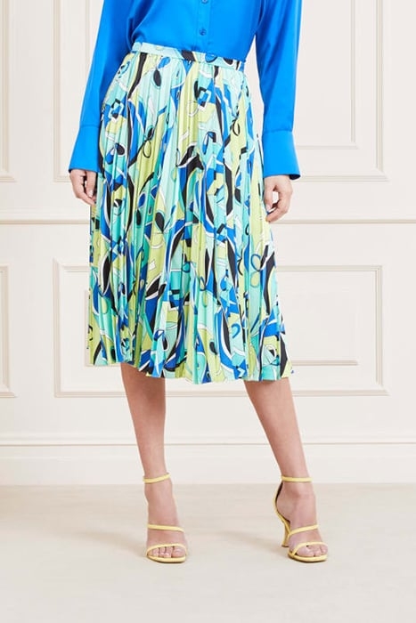 NEW GISELLE PLEATED GREEN MINI SKIRT SLIPKNOT 1