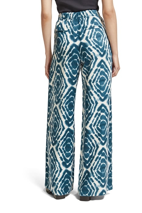 ELENI - HIGH RISE WIDE LEG PYJAMA PANTS DISCO TIE DYE BOTTLE 2