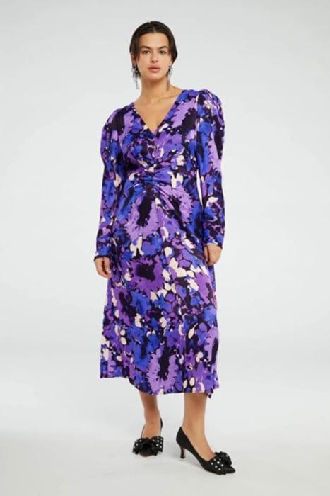 VERA DRESS BLACK/BLUEMSBURY 1