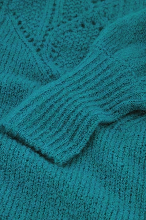CATHY PULLOVER KEEP IT TEAL 3