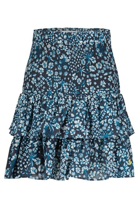 MARY SKIRT TASTY TEAL/CREAM WHI 3