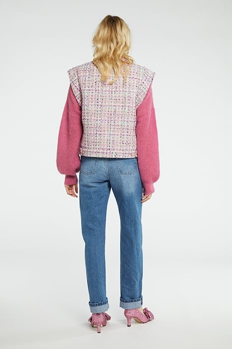 TWIGGY GILET BUBBLE GUM PINK 3