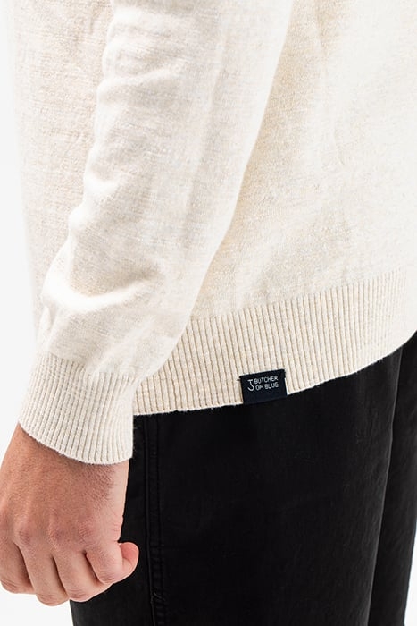 LT CLIFDEN POLO L/S BEIGE GREY 6