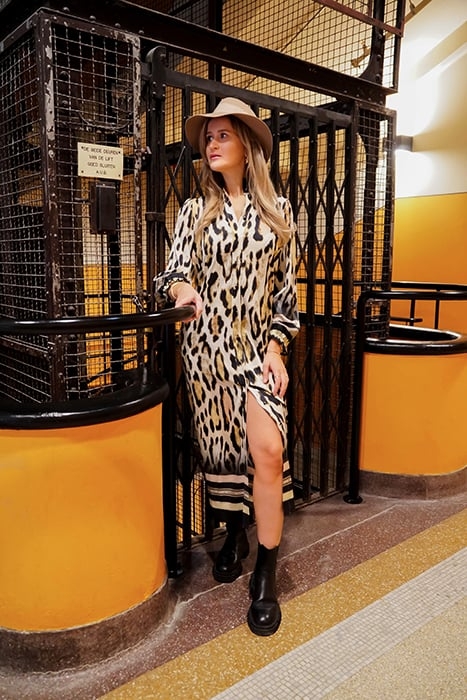 DRESS MAINZ LEOPARD WITH BELTS 3