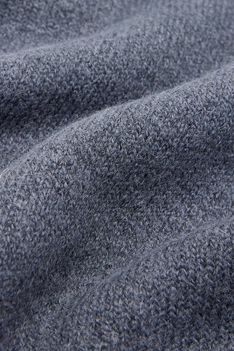 MARCUS BRUSHED WOOL SCARF IRON GREY 2