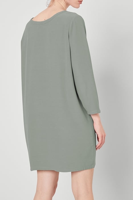 BOAT NECK SHORT DRESS ETAIN 2