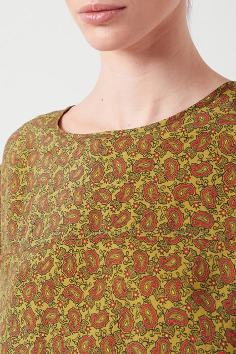 OVERSIZED PRINTED MID LONG TOP CACHEMIRE 7