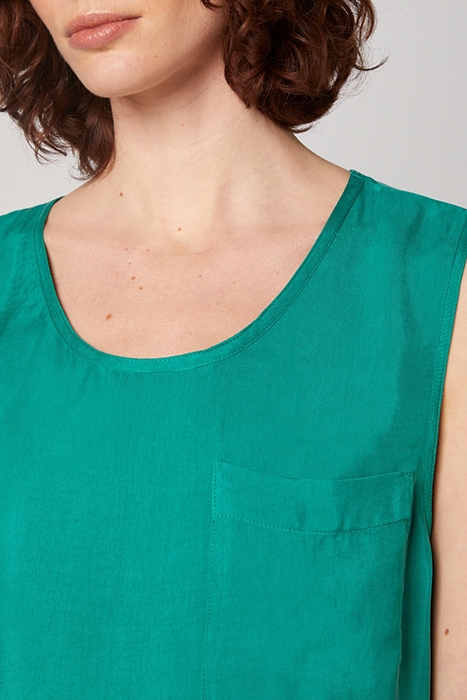 ROUND COLLAR SLEEVELESS OVERSIZE TOP RIVIERA 5