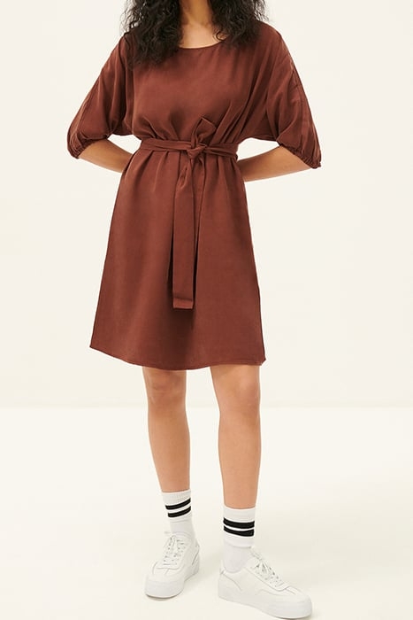 SHORT DRESS WITH ROUND COLLAR TERRE 1