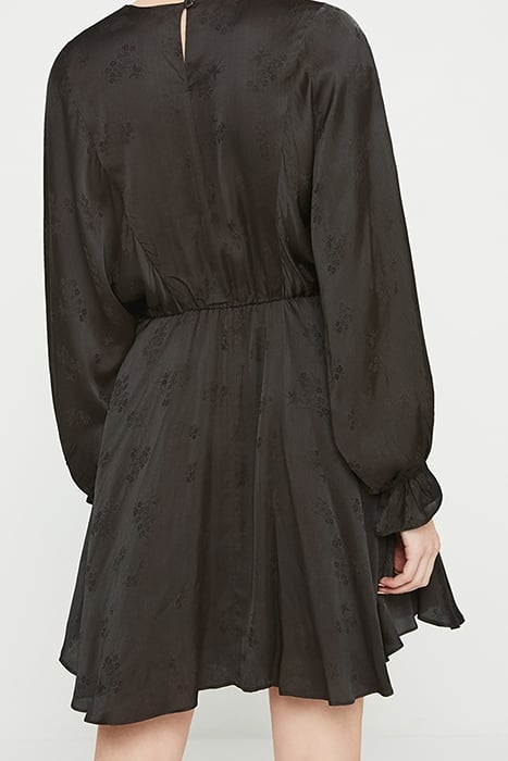 LS ROUND COLLAR SHORT A DRESS CARBONE 2