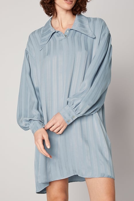 LS SHORT A DRESS BLEU CIEL 1