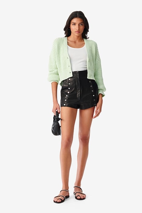 UBERTA CARDIGAN IN LIGHT GREEN 2