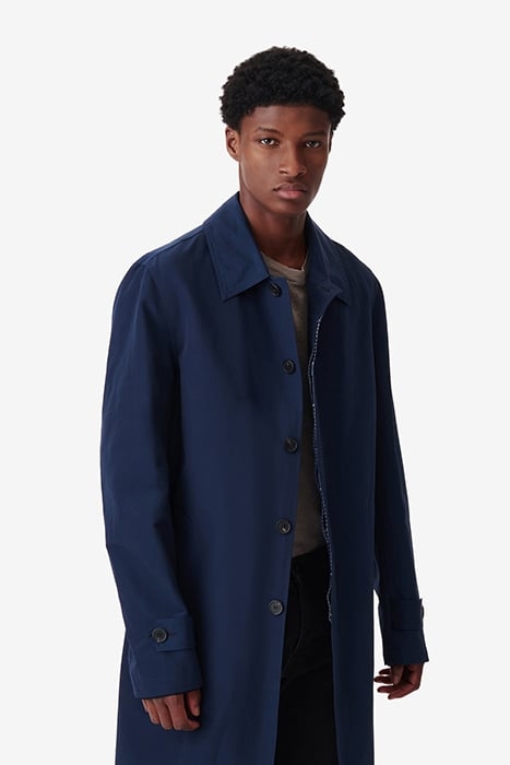 MILOT SINGLE BREASTED COAT IN NAVY 4