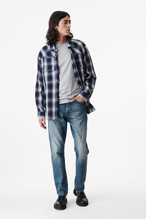 SOUBA LIGHT JACKET IN BLUE/WHITE 2