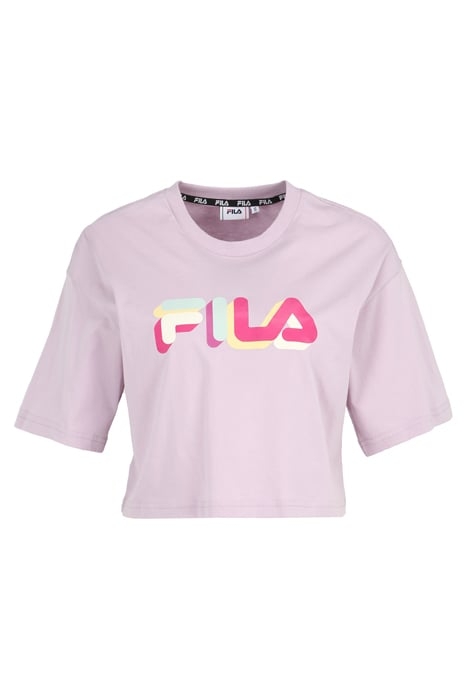 BEUNA CROPPED GRAPHIC TEE FAIR ORCHID 4
