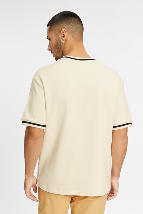 TANGGU DROPPED SHOULDER TEE WHITECAP GRAY 2