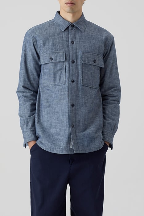 PADDED SHIRT SHIRTS & BLOUSES DARK NIGHT 1