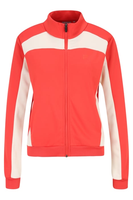 TISENS TRACK JACKET CAYENNE-ANTIQUE WHITE 4