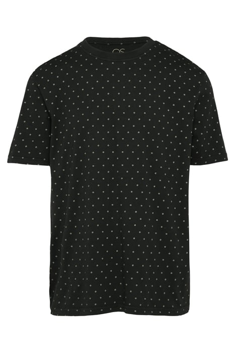S.OLIVER-QS T-SHIRTS GREY/BLACK 3