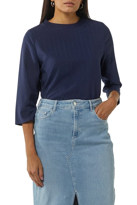 COMMA BLOUSES BLUE-MARINE 1