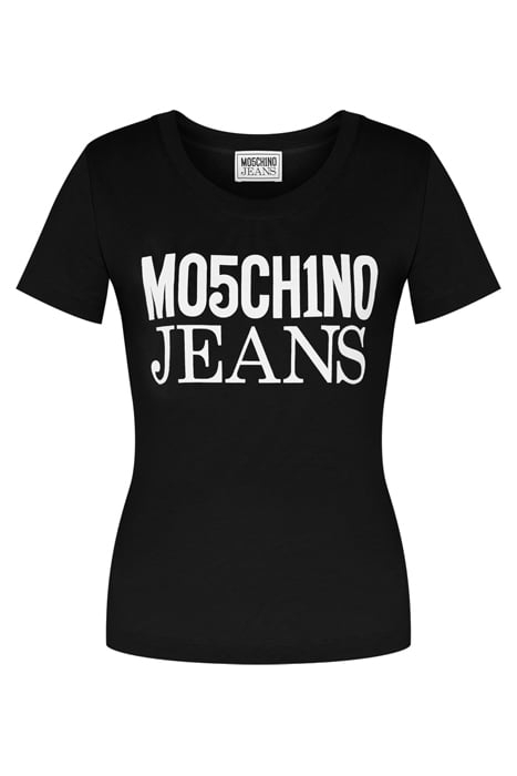 LOGO PRINT JERSEY T-SHIRT BLACK 3