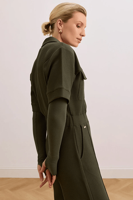 MOON CLASSIC CARGO OVERALL DEEP MOSS 2