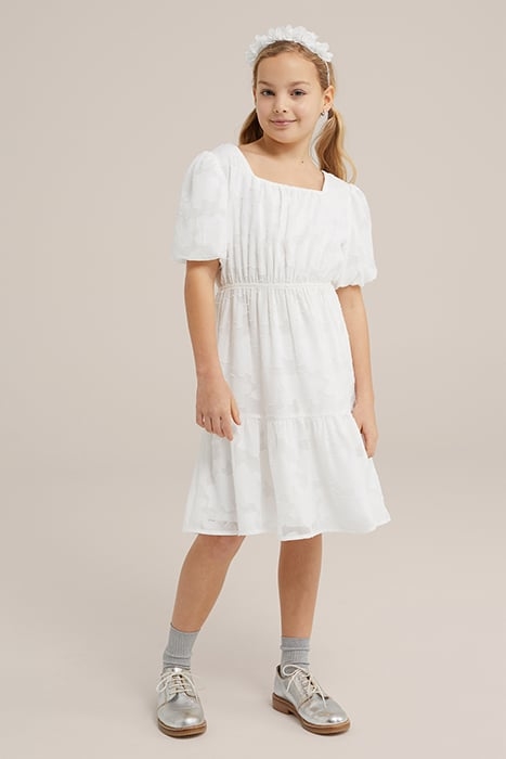 DRESS MID LENGTH WHITE 2