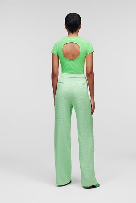 CUT OUT LOGO JERSEY BODY SUMMER GREEN 3