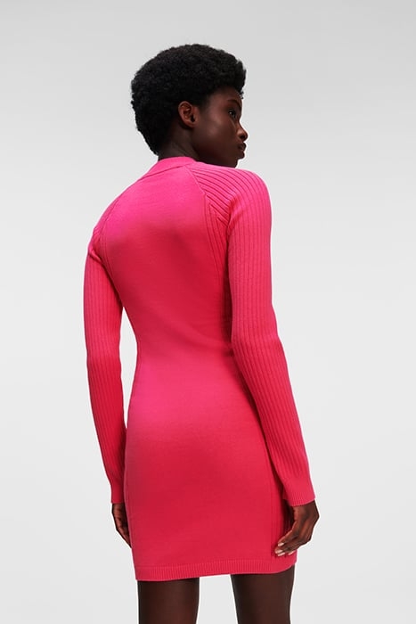 KLJ LSLV KNITTED DRESS CABARET 2