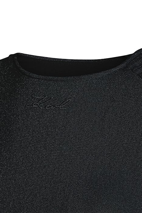 EVENING KNIT BODY BLACK LUREX 4