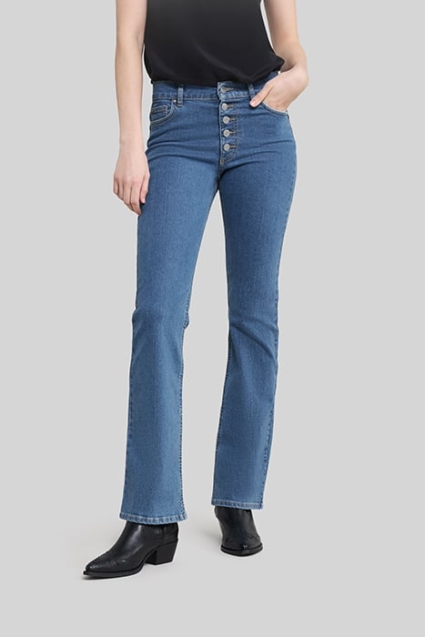 SUMMER BLUE WATERLESS FLARED JEANS 1